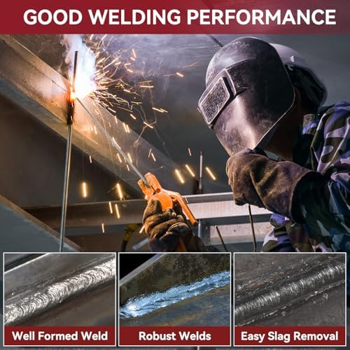 ARCCAPTAIN E6011 Welding Rods 3/32" 10LB Carbon Steel Stick Electrodes