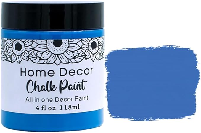 Non-Toxic Furniture Paint Vintage Chalk Paint for Wood/Metal/Glass, Indoor/Outdoor Use No Sanding & Primer Needed Matte Finish Cabinet Paint, Waterbased | Acrylic | Crafts for DIY Projects 4oz/118ml