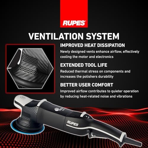 RUPES BigFoot LHR15 Mark V Random Orbital Polisher - Tool Only