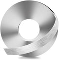 GSCIT Club Silver Edge Banding, 1/2 Inch x 100ft Aluminum Brushed Edge Banding PVC Edge Trim for Cabinet Repair Furniture