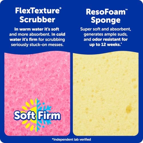 Scrub Daddy Scrub Mommy Holiday Christmas Tree Gift Box Set, Non-Scratch Christmas Cleaning Sponges for Kitchen, Dishes & Home, Dual-Sided Dish Sponges for Scrubbing, 10 Count (2 Pack of 5)