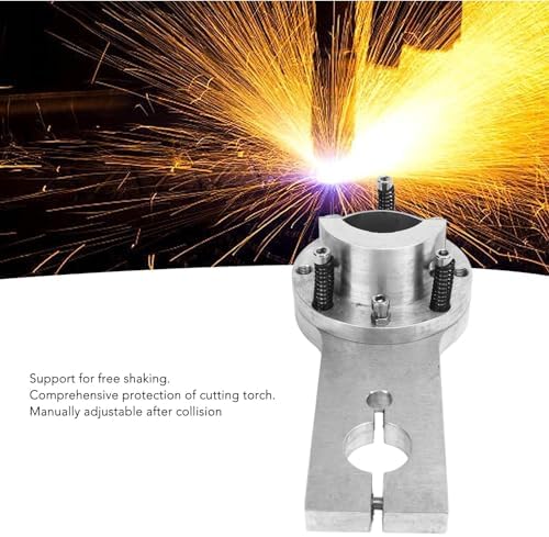 Plasma Torch Clamp, CNC Plasma Cutter Holder, Plasma Anti Collision Fixture for CNC Plasma and Flame Cutting