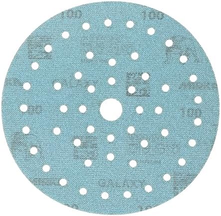 Mirka Galaxy Multifit 6 Inch Ceramic Discs, 100 Grit, Hook & Loop, 50 Pack