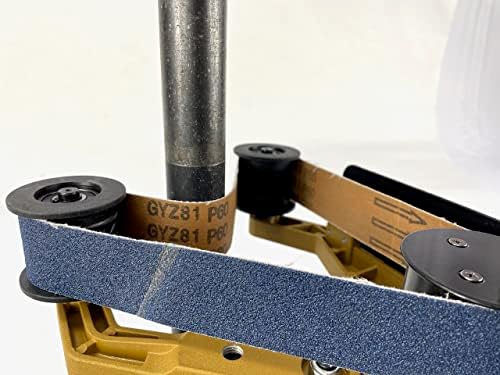 BLUEROCK Tools 40A & 15 Non-Woven Sanding Belts Pipe Polisher Grind Sander Belts