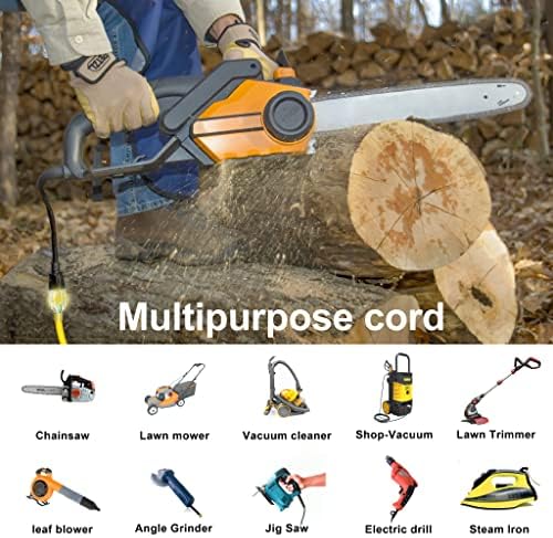 HUANCHAIN 14 Gauge Heavy Duty Outdoor Extension Cord 100 FT Waterproof