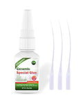 30g Ceramic Glue, Instant Ceramic Super Glue for Porcelain and Pottery Repair, Fast Drying | Heat Resistant | Waterproof Strong Adhesive for Bonding Ceramic, Dishes, Tiles, DIY Crafts