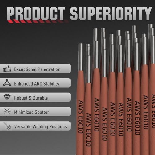YESWELDER E6010 1/8" 5LB Welding Rods Stick Welding