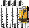 [UPGRADED] 14” Full Spiral Blade Mobile Home Anchor - 4pcs Ground Anchor