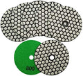 SHDIATOOL 4Inch Dry Diamond Polishing Pads 7PCS 800 Grit for Granite Marble