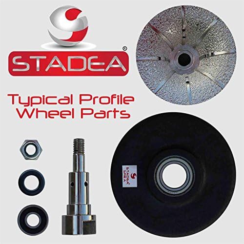Diamond Profile Wheel/Profile Grinding Wheel 45 degree/Bevel 10 MM 3/8" high for Grinder Polisher Tile Granite marble Concrete Shaping/Diamond Profiling