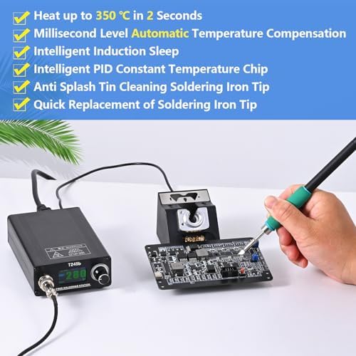 T245b 180W Precision Soldering Station, C245 Tips Micro Electronic Welding
