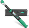 Torque Screwdriver 3/8 Inch Drive Digital Torque Wrench, 2.21-44.25Ft.lb/3-60N.m, with Preset Value, Buzzer & LED Indicator, ±2% Accuracy Torque Wrench for Bike, Motorcycles