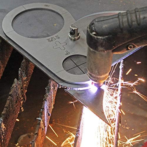 Plasma Stencil - Circle Cutter - Plasma Cutter Guide 5 pc. Kit - .380"