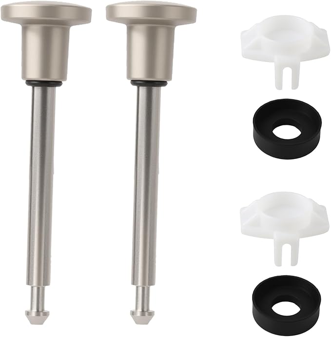 2pcs Tub Spout Diverter Repair Kit, Multi-Component Shower Diverter Kit & Diverter Repair Kit – Includes Diverter Valves, Seals & Adapters for Leaky Tub/Shower Faucets