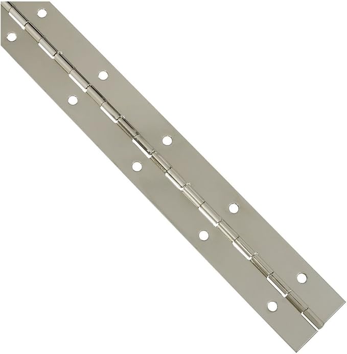National Hardware N265-389 V570 Continuous Hinge in Nickel,1-1/2" x 12"