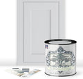 ALL-IN-ONE Paint by Heirloom Traditions, Heathered Gray (Light Cool Gray), Quart - Durable cabinet and furniture paint. Built in primer and top coat, no sanding needed. Includes our 30 featured color