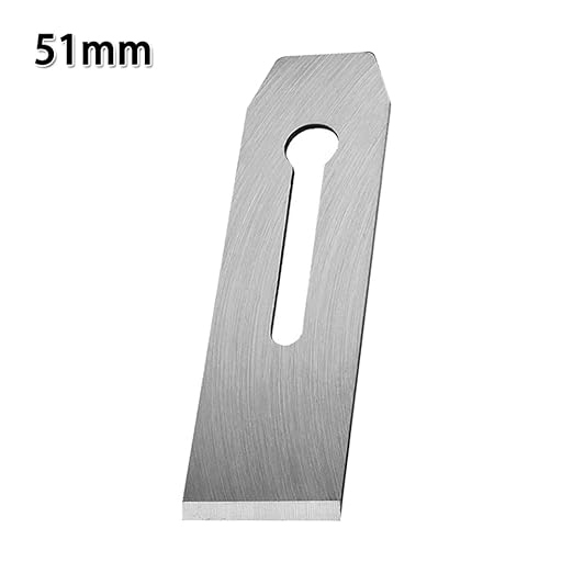 10 Pack Bench Hand Plane Blade Replacement Woodwork Planer Cutter Wide Iron Blades Steel Carpentry Edge Trimming Saw for Woodworking Tool (10 Pack 51mm)