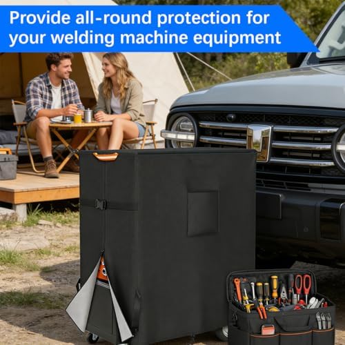 Welding Cart Cover, 600D Waterproof, for 3-Tier TIG MIG Welding Carts