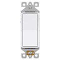 AIDA 1 Pack Single Pole Rocker Decora Light Switch, 15 Amp Self-grounding Electrical Light Switches, Residential Grade, UL Listed, Glossy White