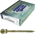8 x 2 Bronze Coated Multipurpose Wood Screw Torx/Star Drive Flat Head Exterior Coated - ACQ Compatible 5 Pound CASE 6795 Screws
