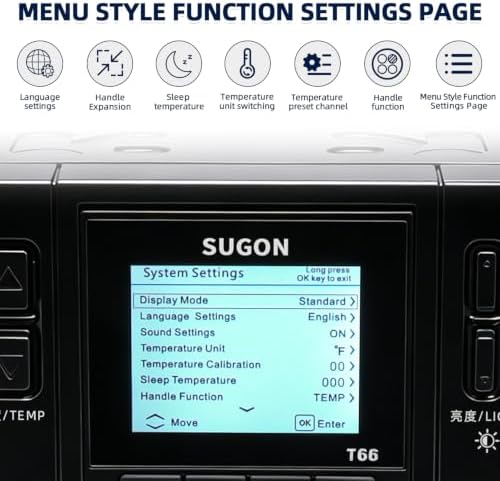 SUGON T66 230W 2-in-1 Soldering Station with 210/245 Soldering Iron Tips