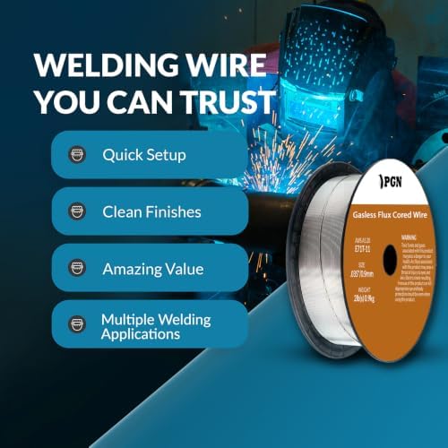 PGN E71T-11 .035" (2 Pack) Gasless Flux Core Welding Wire 2 lb