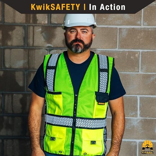KwikSafety RoadBOSS Econ & Premium Safety Vest Class 2 ANSI OSHA