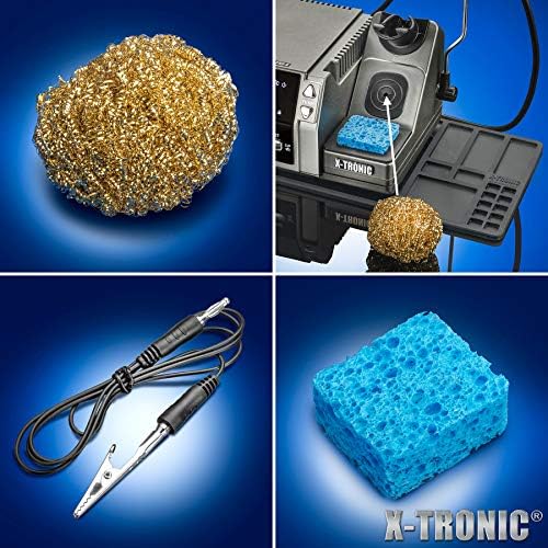 X-Tronic 4010-PRO-X • State of the Art • "Platinum Series" • 75 Watt Soldering Iron Station • Features a Calibration Func, 0-30 Minute Sleep Func, C/F Func, Unit Lock Func and 3 Temperature Presets!