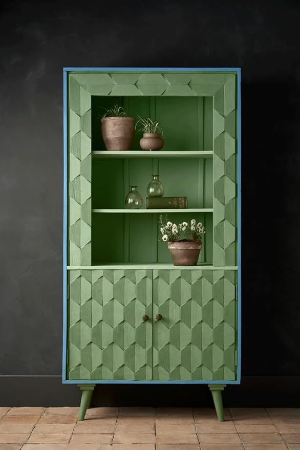 Annie Sloan Chalk Paint® (Capability Green, 1 Litre/33.8 Fl Oz) a unique decorative paint for furniture, cabinets and home décor with no sanding or priming