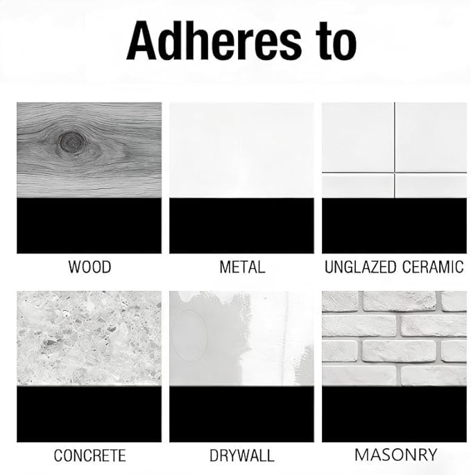 Chalkboard Blackboard Paint Chalk Board Paint for Wood, Metal, Glass, Wall, Plaster Boards Sign, Frame, Interior/Exterior, All-in-One Primer & Top Coat, Black Matte Finish, Acrylic, Non-Toxic 9oz