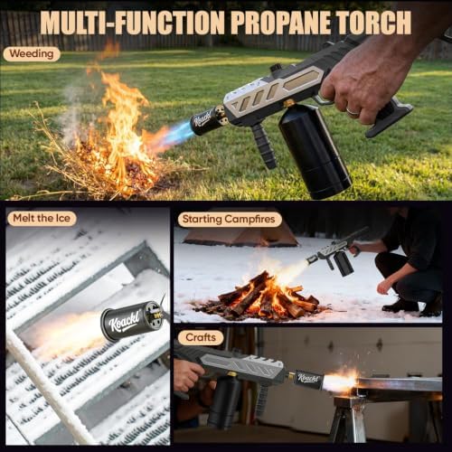 KOACKL 2 Pack 25.8" CSA Propane Torch 2372°F Adjustable Flame BBQ