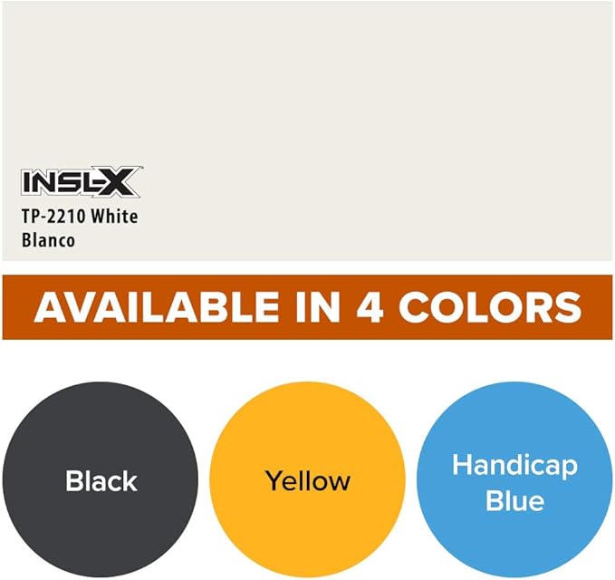INSL-X Acrylic Latex Traffic Paint, White, 1 Gallon
