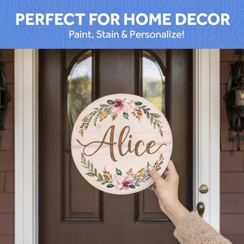 Wood Circles 16 inch 1/2 inch Thick, Unfinished Birch Plaques, Pack of 3 Wooden Circles for Crafts and Blank Sign Rounds, by Woodpeckers