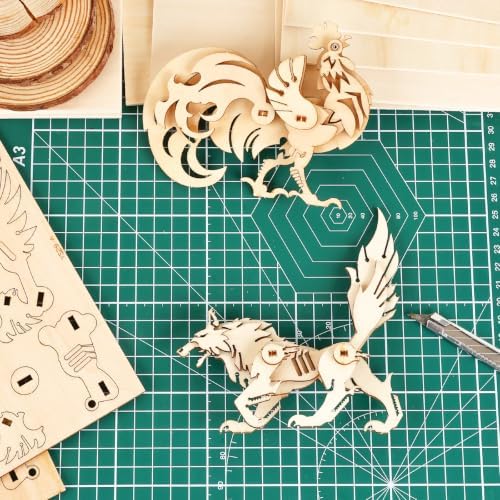 108 Pack Basswood Sheets for Crafts, 6"x6"x1/8" 3mm Thick Plywood Sheets with Smooth Surfaces-Unfinished Squares Wood Boards for Laser Cutting, Wood Burning, Architectural Models, Staining