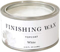 Jolie Finishing Wax - Protective topcoat Paint - Use on interior furniture, cabinets, walls, home decor and accessories - Odor-Free, Non-Hazardous - White - 120 ml