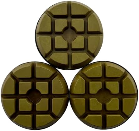 3" Resin Diamond Polishing Pads for Concrete, Dark Resin, #1500Grit
