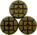 3" Resin Diamond Polishing Pads for Concrete, Dark Resin, #1500Grit