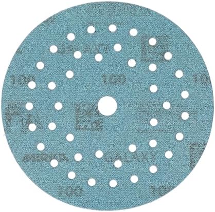 Mirka Galaxy Multifit 5 Inch Ceramic Sandpaper 100 Grit Hook & Loop 50 Pack