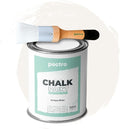 Chalk Paint for Furniture 25 fl.Oz. (750ml) + Special Chalk Paint Brush - Furniture Paint no Sanding or Priming - Chalk Finish Wood Paint - DIY Projects Home Decor & Improvement (ANTIQUE WHITE)