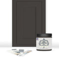 ALL-IN-ONE Paint by Heirloom Traditions, Abbey (Warm Gray), 8oz Sample - Durable cabinet and furniture paint. Built in primer and top coat, no sanding needed. Includes our 30 featured color card.