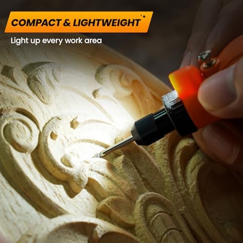 HARDELL Mini Cordless Rotary Tool 4V Orange Black