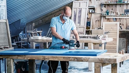 Bosch 50x Expert C470 Sandpaper Set (for Paint on Wood, Hardwood, Ø 125 mm, Grit 10 x 60, 10 x 80, 10 x 120, 10 x 180, 10 x 240, Professional Accessory Random Orbital Sander, Random Orbital Sander)