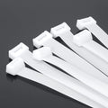 Armpow 32 inch White Cable Zip Ties Heavy Duty 15 PCS, 440 LBS Ultra Exclusive Strong Big Plastic Wire Ties, Large Cable Ties Extra Long Tie Wraps, Indoor and Outdoor Use