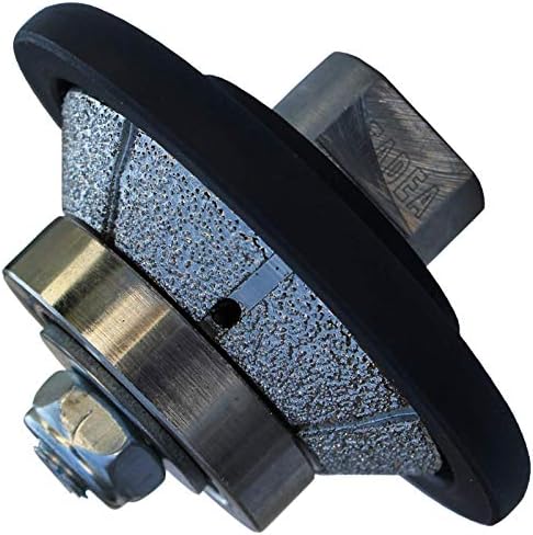 Diamond Profile Wheel/Profile Grinding Wheel 45 degree/Bevel 10 MM 3/8" high for Grinder Polisher Tile Granite marble Concrete Shaping/Diamond Profiling