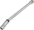 5/8" Swivel Magnetic Spark Plug Socket, 3/8" Drive x 12" Total Length, Thin Wall Spark Plug Removal Tool, 360 Degree Swivel, Enhanced Magnetic, 6-Point Design, Cr-V Steel