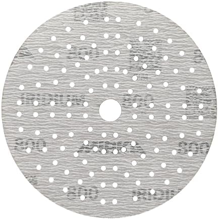 Mirka Iridium 6 Inch 800 Grit Premium Ceramic Blend Sanding Discs, 50 Pack