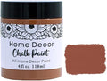 Non-Toxic Furniture Paint Vintage Chalk Paint for Wood/Metal/Glass, Indoor/Outdoor Use No Sanding & Primer Needed Matte Finish Cabinet Paint, Waterbased | Acrylic | Crafts for DIY Projects 4oz/118ml (Brown)