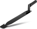 Shingle Slaters Ripper, Steel Roof Ripper Shingle Remover Slate Puller Rip Slate Slating Nail Remover for Slaters Roofers Roofing(Black,18 Inch)