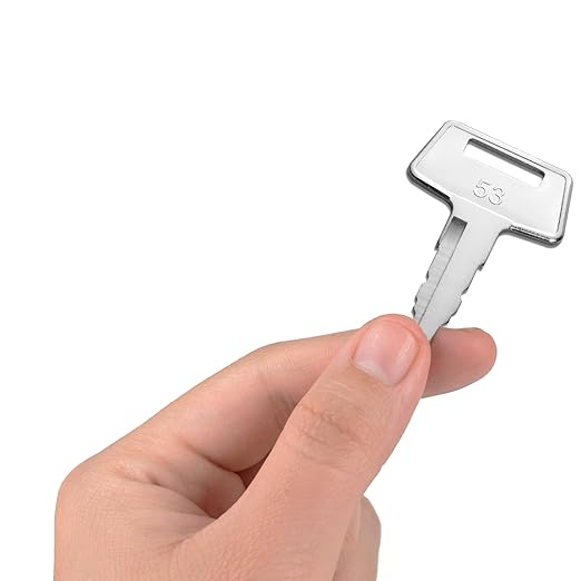 91A07-01910 Ignition Key,10 Pack A5160 Forklifts Keys Equipment Key Fits for Mitsubishi CAT Caterpillar Forklift