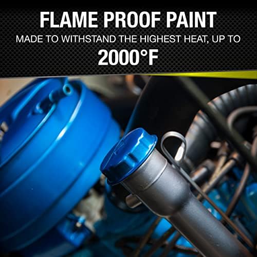 VHT SP114 Flameproof Coating Very High Heat Spray Paint – Orange Flat Finish – 11 oz Aerosol Can